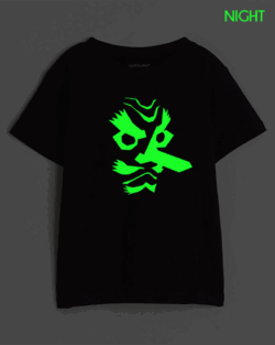 glow in the dark and night glow tshirt