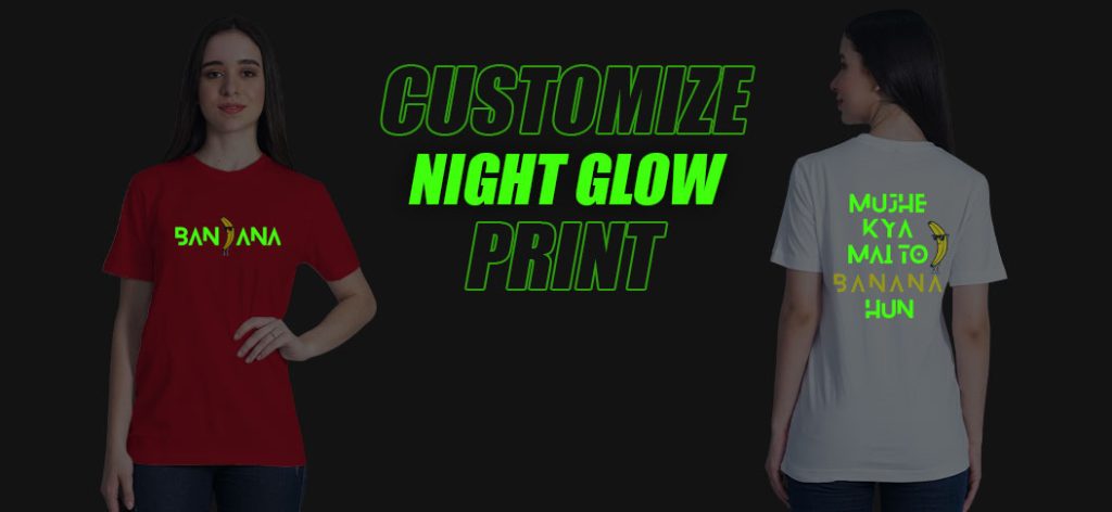 Glow in the Dark night glow tshirt