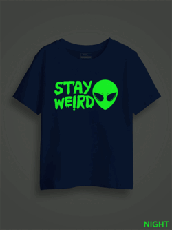 Stay Weird Kids Glow Tshirt