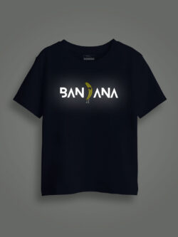 Banana Reflective Kids Glow Tshirt