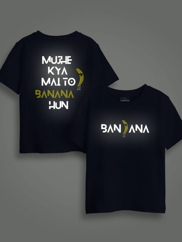 Banana Reflective Kids Glow Tshirt