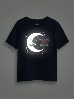 Moon Loves Night Reflective Kids Glow Tshirt