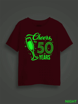 Cheer to  Years Kids Glow Tshirt