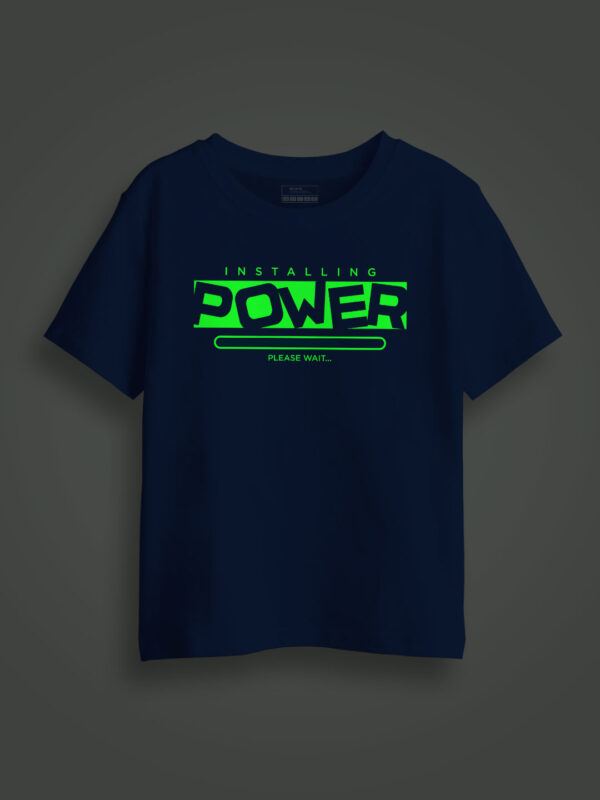 Installing Power Kids Glow Tshirt