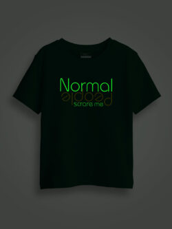 Normal People Scares Me Kids Glow Tshirt