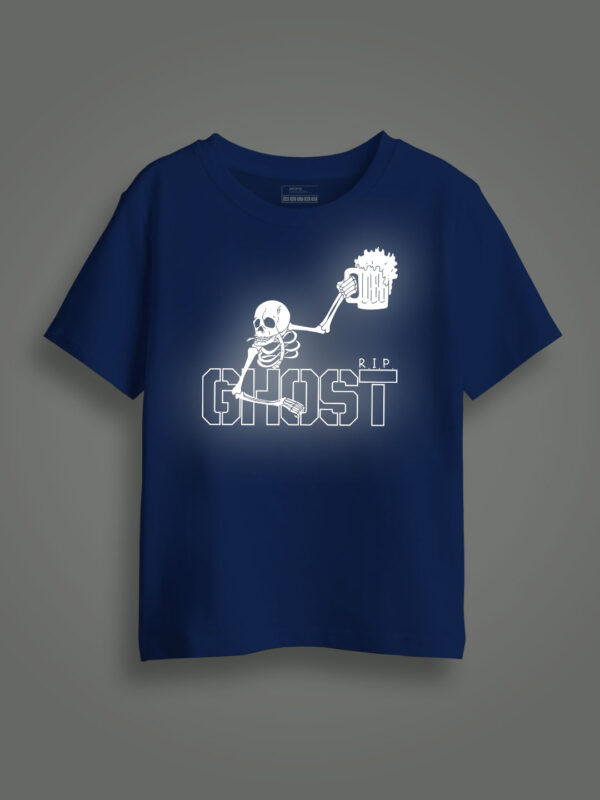 Ghost Beer Reflective Kids Glow Tshirt