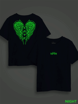 Love Wings Kids Glow Tshirt