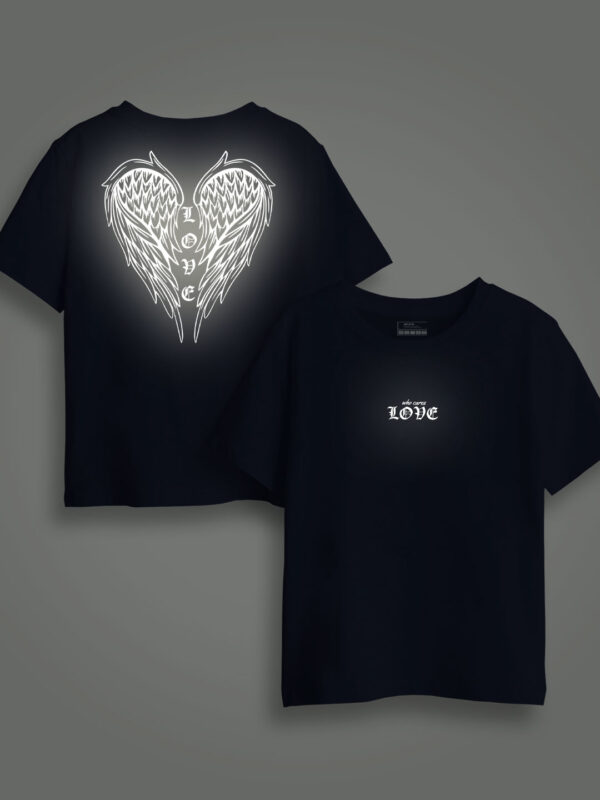 Love Wings Reflective Kids Glow Tshirt