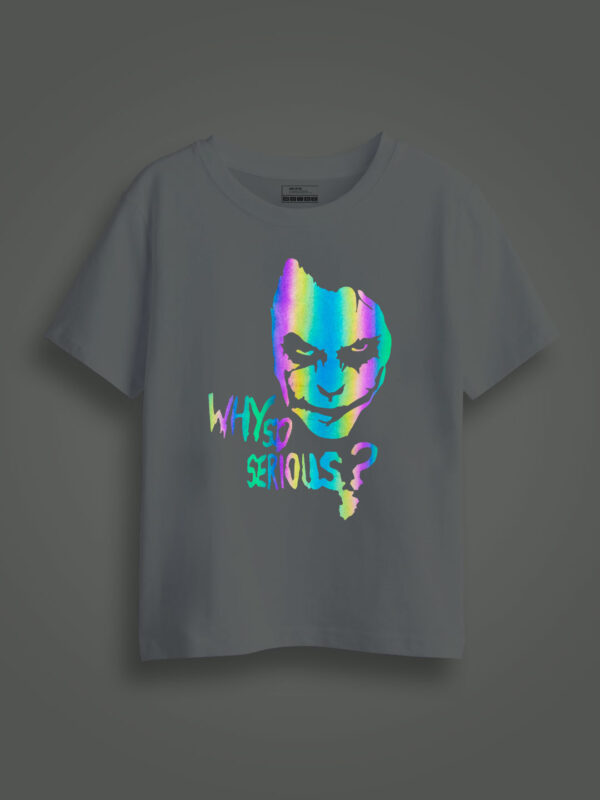 Joker Rainbow Reflective Kids Glow Tshirt