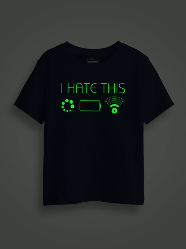 I Hate This Kids Glow Tshirt