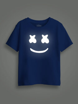 Marshmello Reflective Kids Glow Tshirt