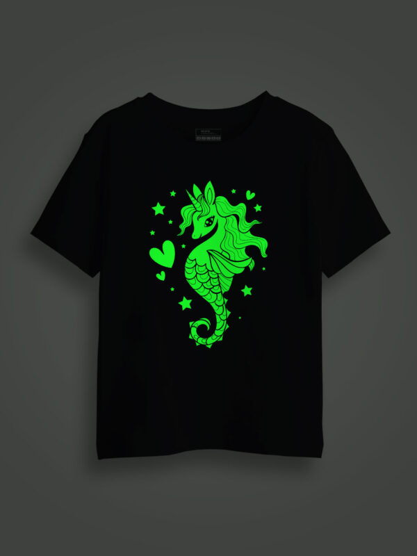 Seahorse Kids Glow Tshirt