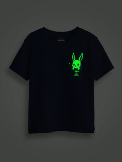 Cute Rabbit OMG Kids Glow Tshirt