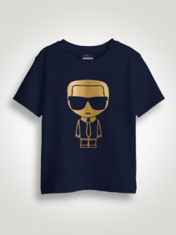 Gentle Man Gold Printed Kids Tshirt