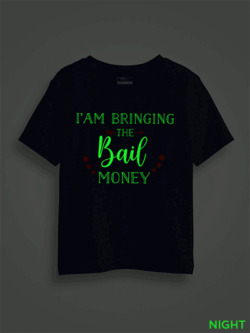 Bringing the Bail Money Kids Glow Tshirt