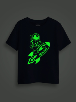 Astronaut Rocket Kids Glow Tshirt