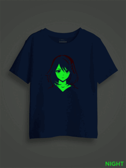 Cute Anime Girl Kids Glow Tshirt