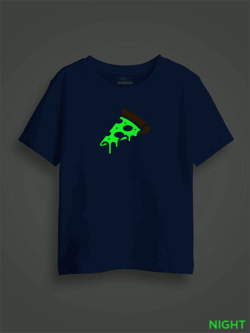 Pizza Slice Kids Glow Tshirt