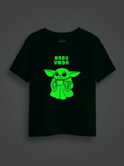 Baby Yoda Kids Glow Tshirt