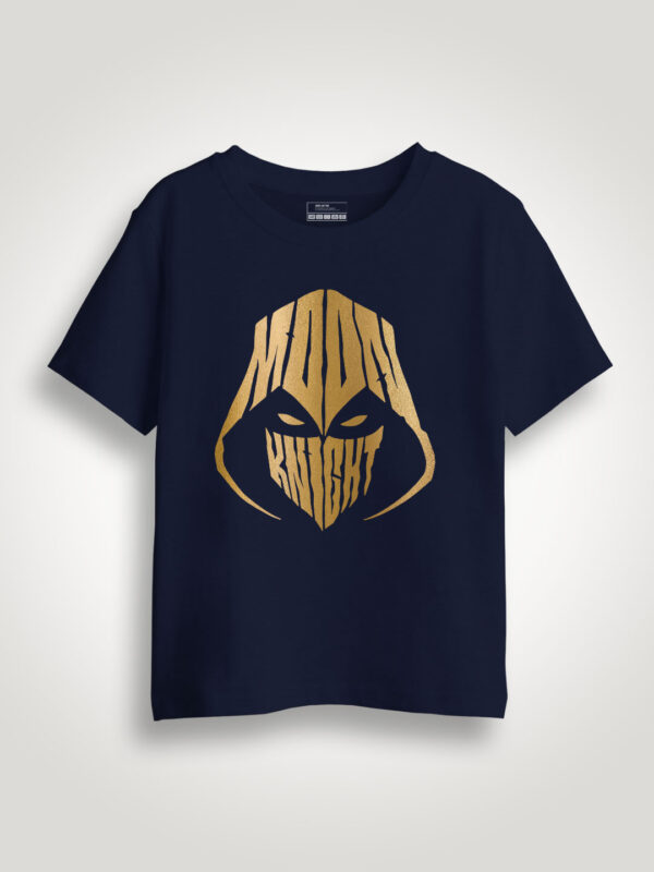 Moon Knight Gold Printed Kids Tshirt