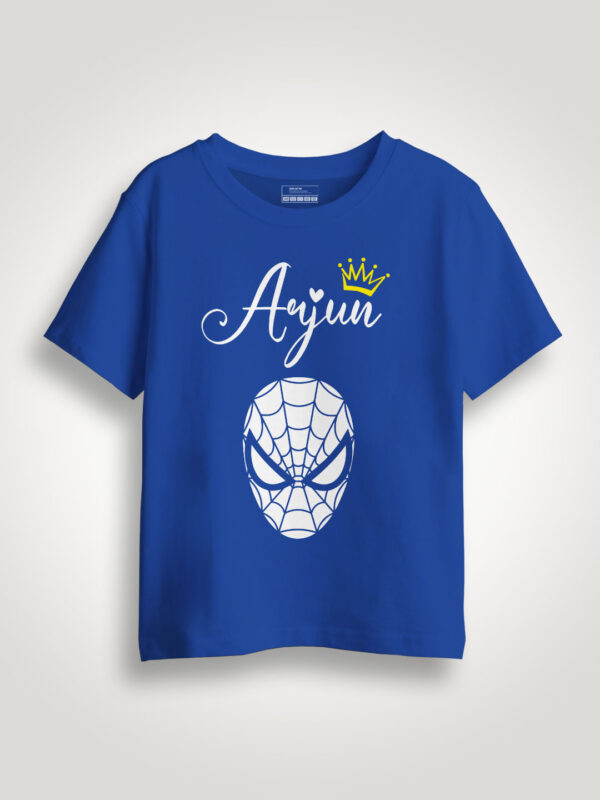 Spider+Name Kids Tshirt