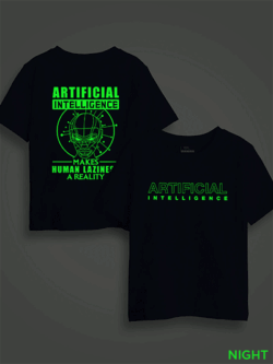 Artificial Inteligence Kids Glow Tshirt