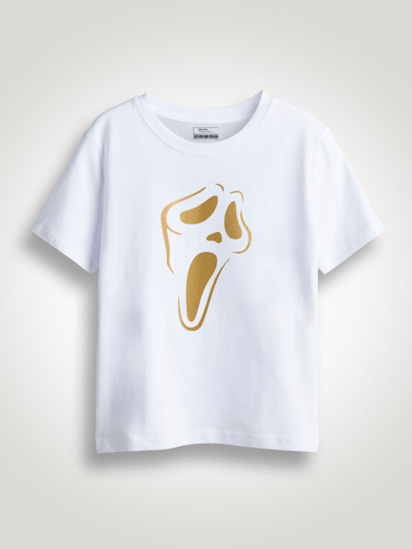 Ghost Gold Printed Kids Tshirt