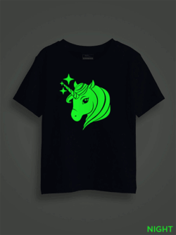 Unicorn Kids Glow Tshirt