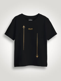 Pilot Gold Printed Kids Tshirt