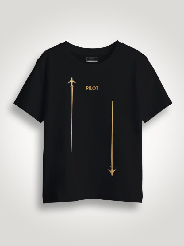 Pilot Gold Printed Kids Tshirt