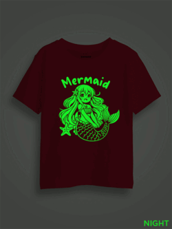 Mermaid Anime Kids Glow Tshirt