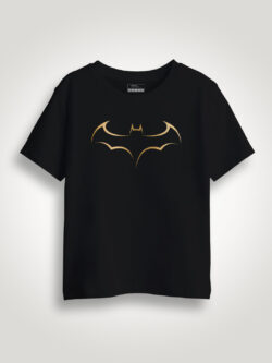 Batman Gold Printed Kids Tshirt