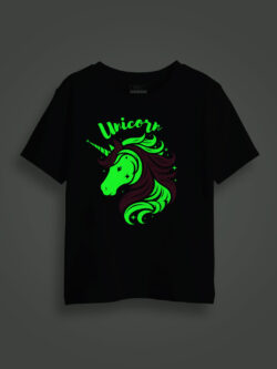 Unicorn Kids Glow Tshirt