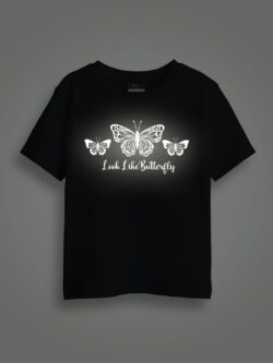 Look Like Butterfly Reflective Kids Glow Tshirt