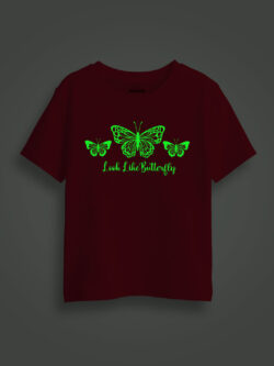 Look Like Butterfly Kids Glow Tshirt