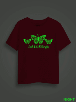 Look Like Butterfly Kids Glow Tshirt