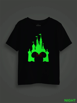 Disney Minni Castle Kids Glow Tshirt