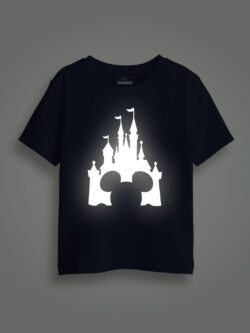 Disney Micky Castle Reflective Kids Glow Tshirt