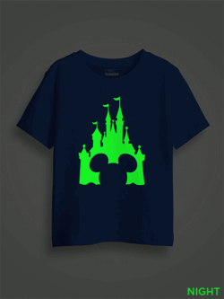 Disney Micky Castle Kids Glow Tshirt