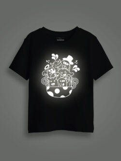 Cute Halloween Reflective Kids Glow Tshirt