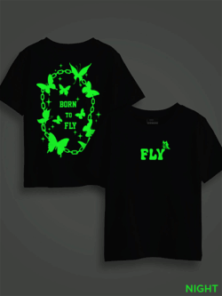 Born to Fly Kids Glow Tshirt