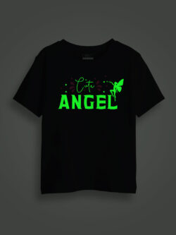 Cute Angle Kids Glow Tshirt