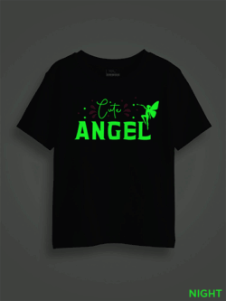 Cute Angle Kids Glow Tshirt