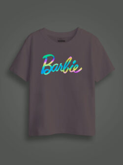 Barbie Rainbow Reflective Kids Glow Tshirt