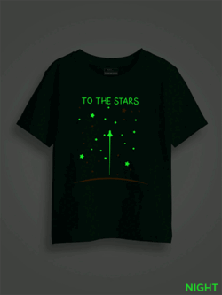 Pilot to the Stars Kids Glow Tshirt