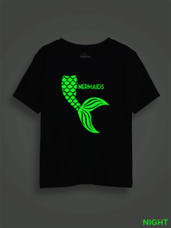 Mermaid Squad Kids Glow Tshirt