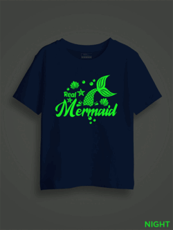 Real Mermaid Kids Glow Tshirt