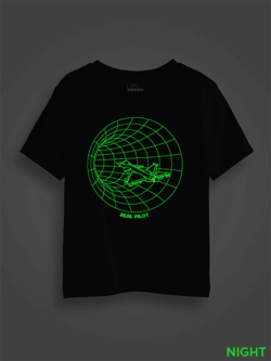 Real Pilot Kids Glow Tshirt