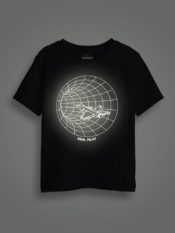 Real Pilot Reflective Kids Glow Tshirt