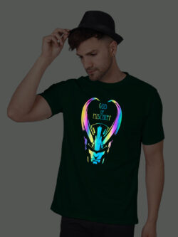 God of Mischief Rainbow Reflective Glow T Shirt